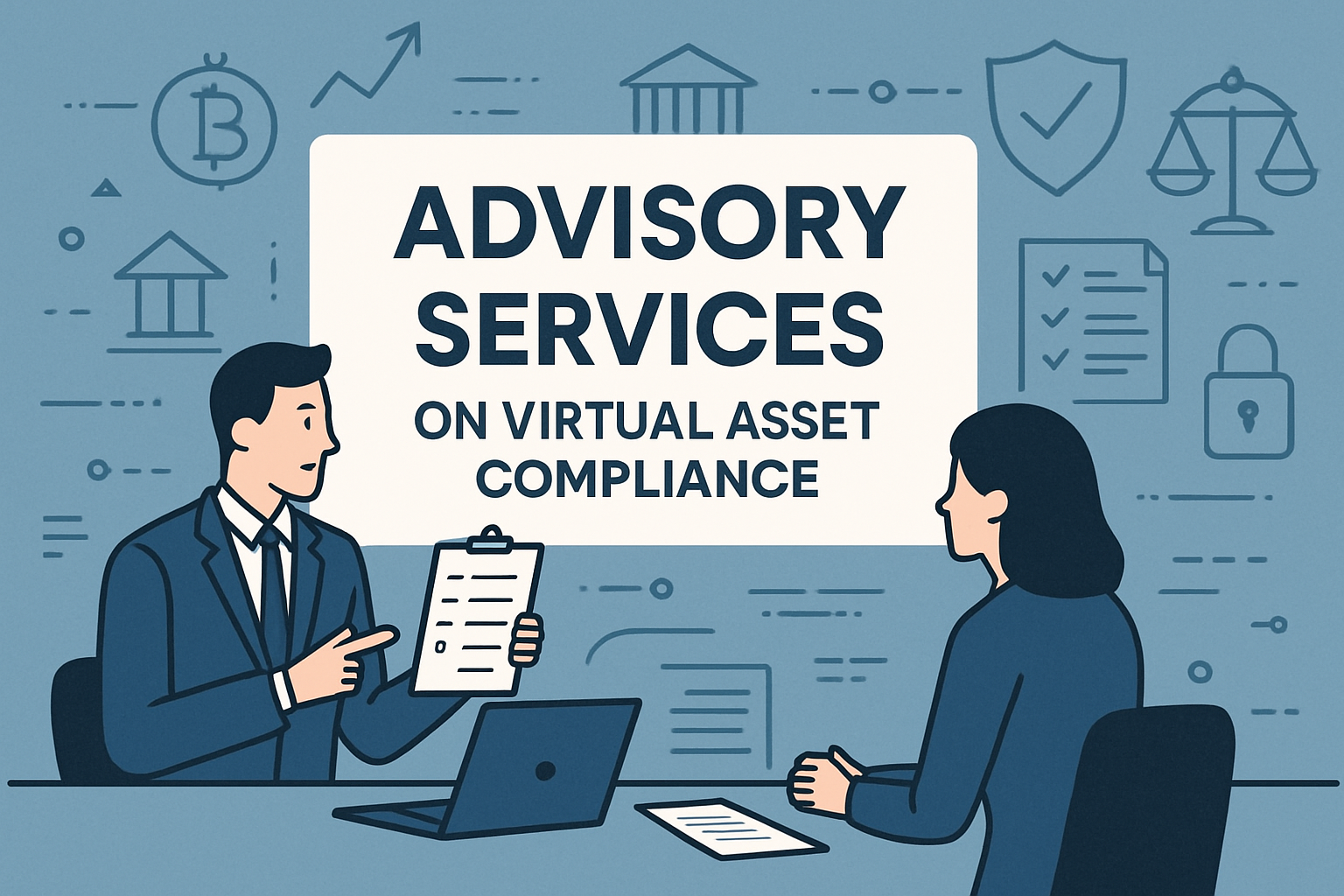 Advisory services on virtual asset compliance
